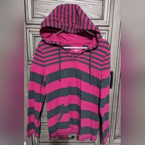 Sonoma Striped Hooded Sweatshirt